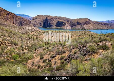 Apache Trail Scenic Drive Stockfoto