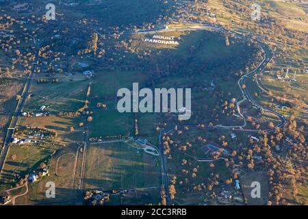 Mount Panorama, Bathurst. Heimat des australischen Great Race, der Bathurst 1000 Stockfoto