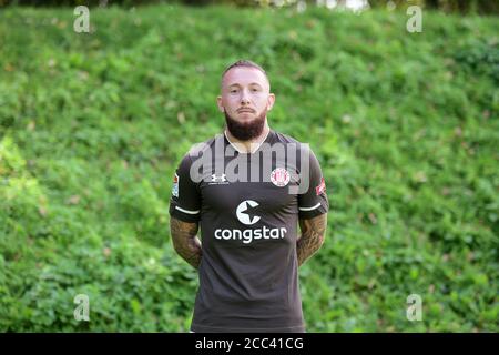 Hamburg, Deutschland. August 2020. Fußball, 2. Bundesliga, FC St. Pauli, Offizielle Fotogelegenheit vor Bundesliga-Start: Marvin Knoll Credit: Tay Duc Lam/Witters/dpa/Alamy Live News Stockfoto