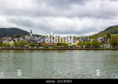 Ellenz-Poltersdorf an der Mosel, Rheinland-Pfalz, Deutschland Stockfoto