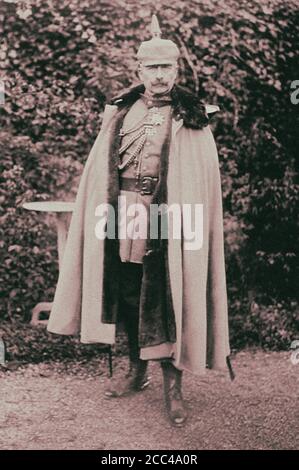 Wilhelm II. Oder Wilhelm II. (1859 - 4. Juni 1941) der letzte deutsche Kaiser (Kaiser) und König von Preßburg. Er regierte vom 15. Juni bis zu seiner Abdankung Stockfoto