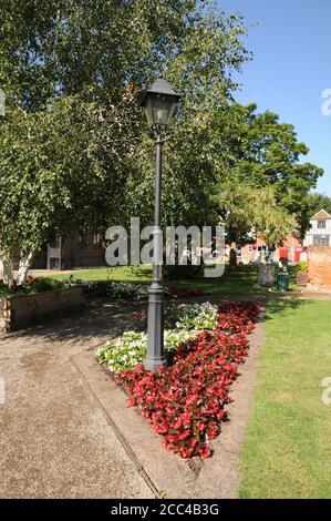 Blick auf Gärten Thomas Plume's Library, Maldon Essex Stockfoto