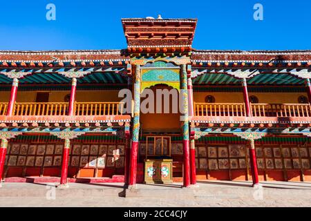 Hemis Kloster oder Gompa ist ein tibetisches buddhistisches Kloster im Dorf Hemis in der Nähe von Leh in Ladakh, Nordindien Stockfoto