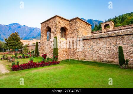 Pari Mahal oder Palast der Feen ist ein terrassenförmiger Garten in Srinagar Stadt, Jammu und Kaschmir Zustand von Indien Stockfoto