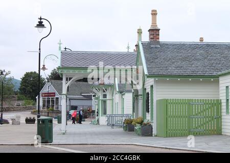 Ballater Bahnhof nach dem Umbau Stockfoto