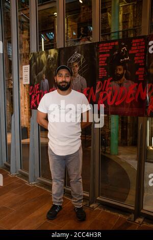 Darsteller Ibrahim Al-Khalil, Die Rüden, Zeise Kino, Hamburg, Altona, 17.08.2020 Stockfoto