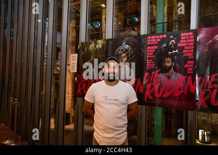 Darsteller Ibrahim Al-Khalil, Die Rüden, Zeise Kino, Hamburg, Altona, 17.08.2020 Stockfoto