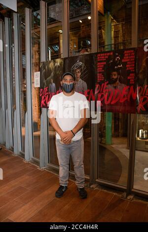 Darsteller Ibrahim Al-Khalil, Die Rüden, Zeise Kino, Hamburg, Altona, 17.08.2020 Stockfoto