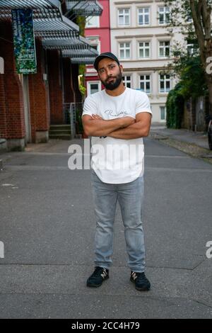 Darsteller Ibrahim Al-Khalil, Die Rüden, Zeise Kino, Hamburg, Altona, 17.08.2020 Stockfoto