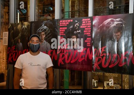 Darsteller Ibrahim Al-Khalil, Die Rüden, Zeise Kino, Hamburg, Altona, 17.08.2020 Stockfoto