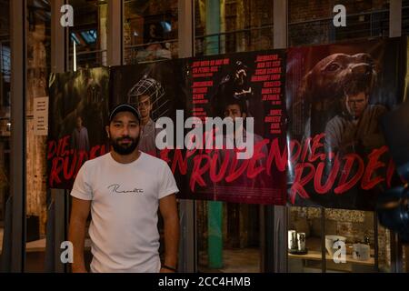 Darsteller Ibrahim Al-Khalil, Die Rüden, Zeise Kino, Hamburg, Altona, 17.08.2020 Stockfoto