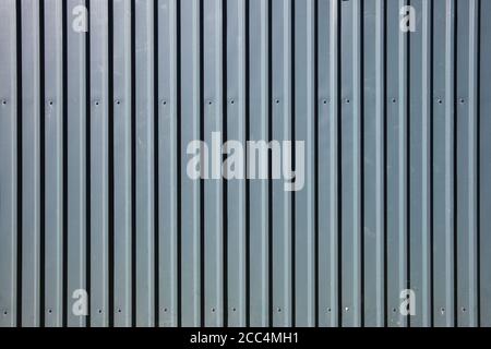 Moderne verzinkte Stahlwand abstrakt Hintergrund Nahaufnahme Stock Foto Stockfoto