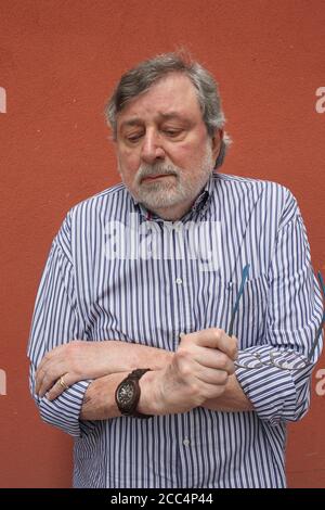 Porträt von Francesco Guccini (Singer-Songwriter) 03/07/2020 ©Basso CANNNARSA/Opale Stockfoto