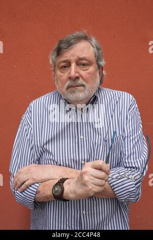 Porträt von Francesco Guccini (Singer-Songwriter) 03/07/2020 ©Basso CANNNARSA/Opale Stockfoto