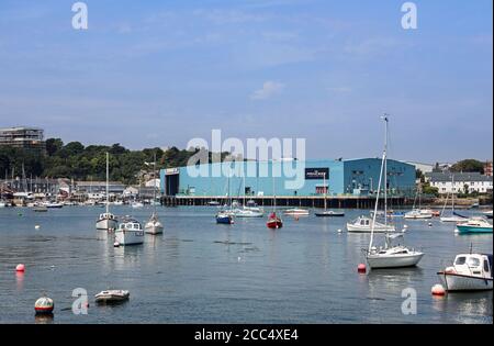 Princess Yachts Stonehouse Pool Fabrik in Plymouth Stockfoto