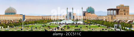 Blick über Maydam-e Iman Square, Esfahan, Iran Stockfoto