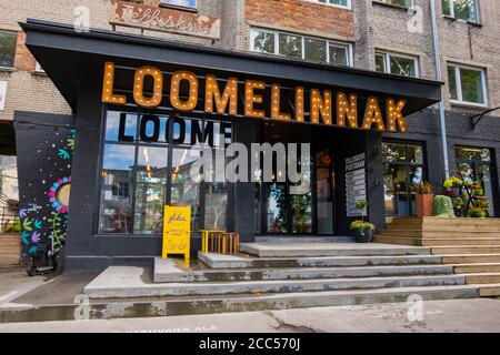 Telliskivi loomelinnak, Kreativbezirk Telliskivi, Kalamaja, Tallinn, Estland Stockfoto