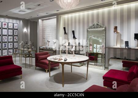 Saks Fifth Avenue Flagship-Store Interieur, NYC Stockfoto