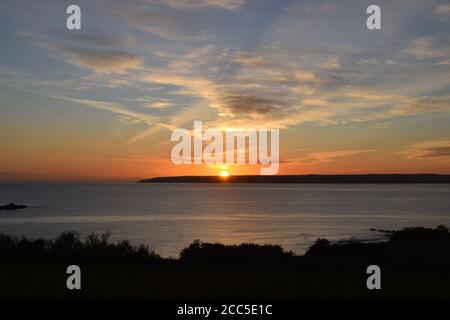 Coastal Sunset Stockfoto