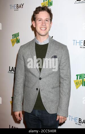 LOS ANGELES - 6. FEBRUAR: Alex Wyse beim 7. Jährlichen LANY Entertainment Mixer bei 33 Taps Hollywood am 6. Februar 2018 in Los Angeles, CA Stockfoto