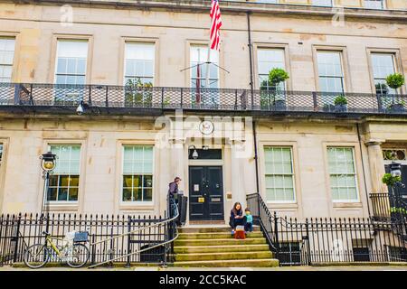 Edinburgh Schottland 6. Aug 2020 das US-Generalkonsulat in Edinburgh, Schottland Stockfoto