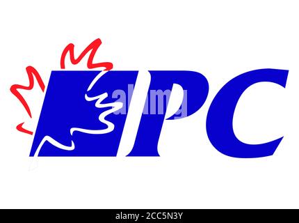 Logo der Progressive Conservative Party of Canada Stockfoto