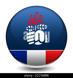 Sozialistischen Partei Frankreichs Stockfoto