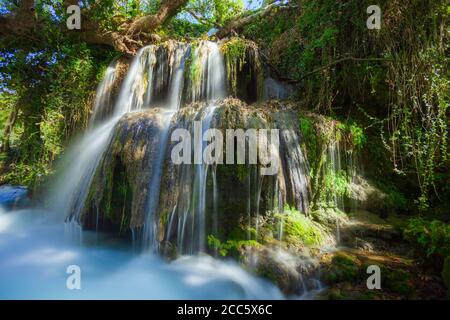 Duden Wasserfall Park in Antalya in der Türkei Stockfoto