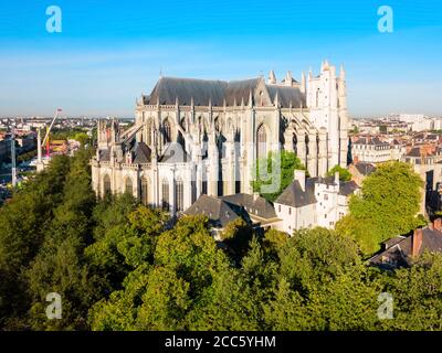 Kathedrale von Nantes oder die Kathedrale von St. Peter und St. Paul von Nantes in La Baule, Pays de la Loire in Frankreich Stockfoto