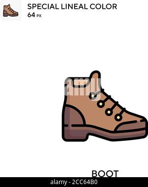 Boot Soecial Lineal Farbe Vektor-Symbol. Illustration Symbol Design Vorlage für Web mobile UI-Element. Stock Vektor