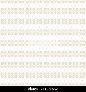 Nahtloses Muster. Moderne, stylische Textur. Unendlich wiederholende geometrische Textur. Horizontale Formen mit Umrisskreisen, Punkten, Rauten. Vektor el Stock Vektor