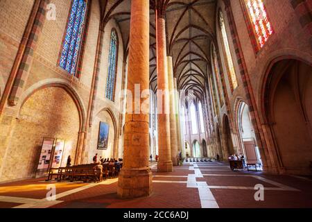 TOULOUSE, Frankreich, 20. SEPTEMBER 2018: Kirche der Jakobiner ist eine römisch-katholische Kirche in Toulouse, Frankreich Stockfoto