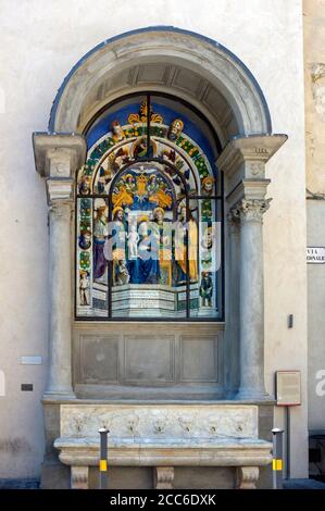 Ex-Voto in der Stadt Florenz. Toskana, Italien Stockfoto