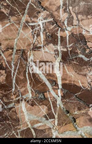 Schöner italienischer Marmor als Hintergrund, Textur, Oberfläche Stockfoto