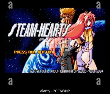 Steam Hearts - PC Engine CD Videogame - redaktionelle Verwendung Nur Stockfoto