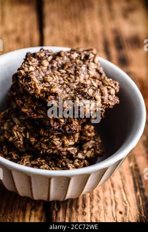 Banana Haferflocken Cookies Stockfoto