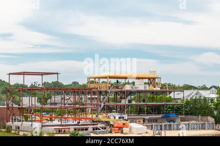 2 West Water Street im Bau in Sag Harbor, NY Stockfoto