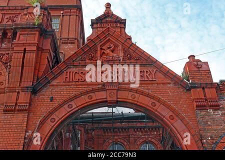 Higsons, Cains Brewery, 39 Stanhope St, Liverpool, Merseyside, England, UK, L8 5RE Stockfoto