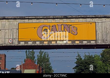 Higsons, Cains Brewery, 39 Stanhope St, Liverpool, Merseyside, England, UK, L8 5RE Stockfoto