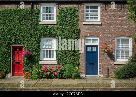 Fairfield Mährische Siedlung in Doylsden, Tameside, Greater Manchester, Großbritannien Stockfoto