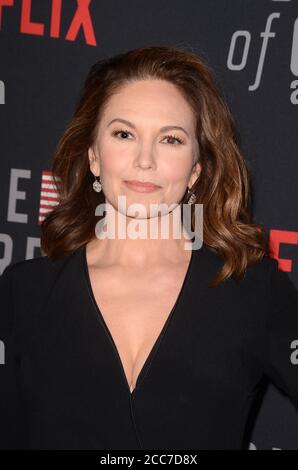 LOS ANGELES - Okt 22: Diane Lane im House of Cards Saison 6 Premiere im DGA Theater am 22. Oktober 2018 in Los Angeles, CA Stockfoto