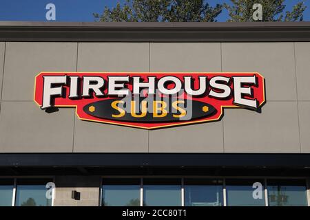 Firehouse Subs Schild. London Ontario Kanada Luke Durda/Alamy Stockfoto