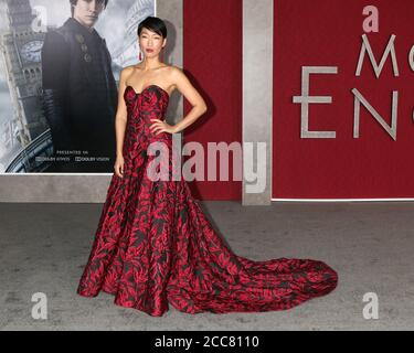 LOS ANGELES - 5. DEZ.: Jihae Kim bei der Mortal Engines Los Angeles Premiere im Village Theatre am 5. Dezember 2018 in Westwood, CA Stockfoto