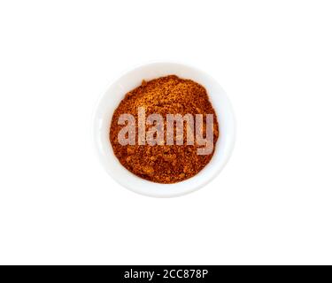 Cayenne Pfeffer Gemahlen Extra Heiß Stockfoto