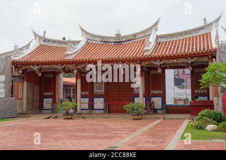 Tainan, Taiwan - Tainan Konfuzianischer Tempel in Tainan, Taiwan. Der Tempel wurde 1665 während der Koxinga-Dynastie erbaut. Stockfoto