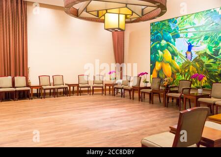 Taipei, Taiwan - der Rainbow Room im Präsidentenbüro in Taipei, Taiwan. Stockfoto