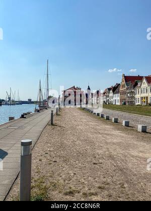 Friedrichstadt ist eine holländische Siedlung in Schleswig-Holstein in der Nähe der Nordsee (gegründet von Friedrich dem Großen wegen der Religionsfreiheit, wie Stockfoto