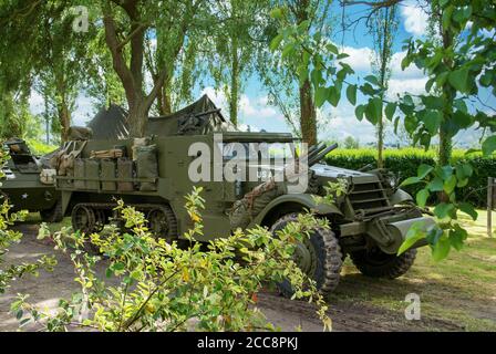 Ein Weltkrieg ii gepanzert Halbspur Stockfoto