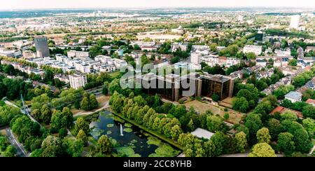 Dortmund, Deutschland - Juni 2019: Dortmunder Landschaft vom Florian Tower ist Florian ein Telekommunikationsturm Stockfoto