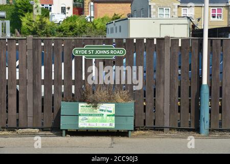 Ryde St johns Station auf der Isle of Wight Stockfoto